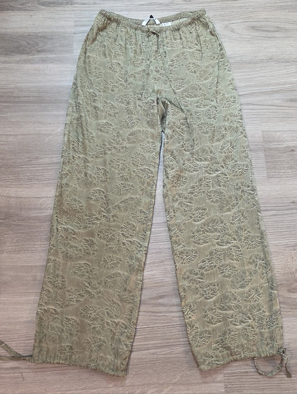 ZARA Jacquard ZW Collection Tied Pants - Picture 7 of 13